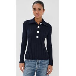 Sugarman Knit Long Sleeve Polo