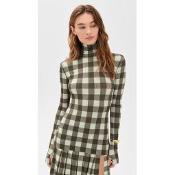 Slim Fit Long Sleeve Turtle Top