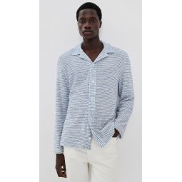 Kai Stripe Cotton Terry Shirt