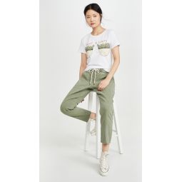 Shabbies Drawstring Boyfriend Jeans