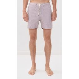 Bulldog Drawcord Seersucker Stripe 6 Shorts