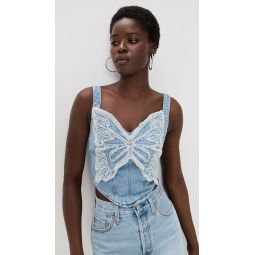 Camila Coelho Denim Top