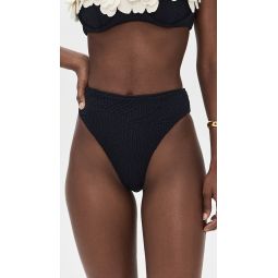 Breeze Jacquard High Waist Bikini Bottoms