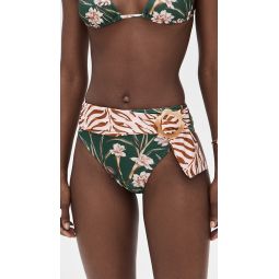 Botanic Retro High Waist Bikini Bottoms