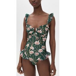 Botanic Retro Flutter One Piece