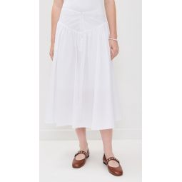 Deba Porcelain Midi Skirt