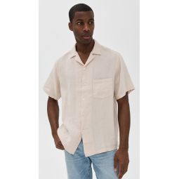 Linen Camp Collar Shirt