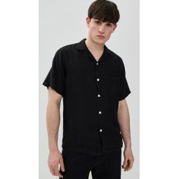 Linen Camp Collar Shirt