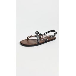 Multi-Strap Rivet Sandals