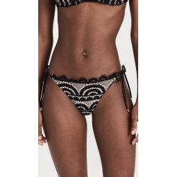Lace Tie Side Full Bikini Bottoms