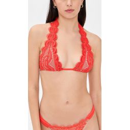 Lace Halter Bikini Top