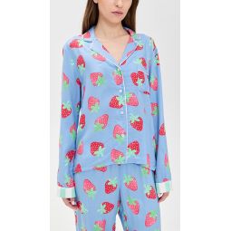 Strawberry Long Sleeve Pajama Top