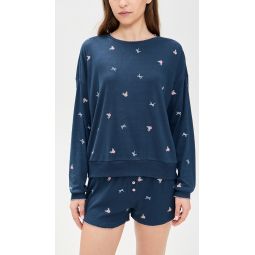 Rose Pajama Top