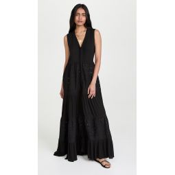 Eyelet Maxi Dress