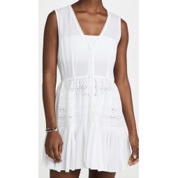 Eyelet Mini Dress