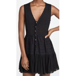 Eyelet Mini Dress