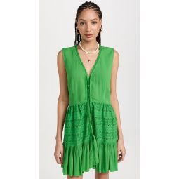 Eyelet Mini Dress
