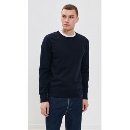 Mid-Weight Terry Slim Crew Neck