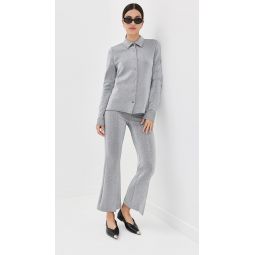 Pull-On Cropped Flare Pants