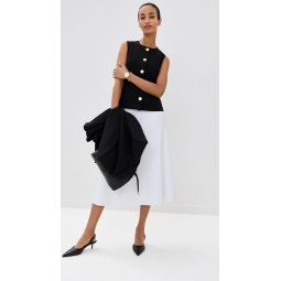 Pull On Flared Skirt