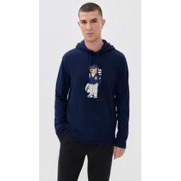 Long Sleeve Novelty Bear Hooded T-Shirt
