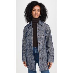 Avril Boucle Check Jacket
