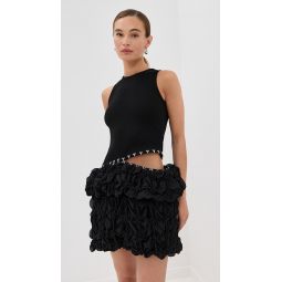 Broken Tulle Sleeveless Dress