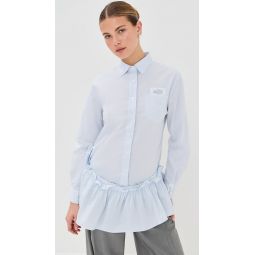 Tunic Shirt with Pleated Skirt