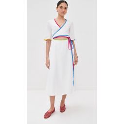 Ribbon Wrap Dress