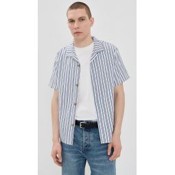 Vacation Stripe Short Sleeve Shirt