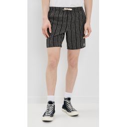 Jacquard Linen Jam Shorts 7