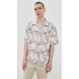 Relaxed Floral Camo Short Sleeve Shirt
