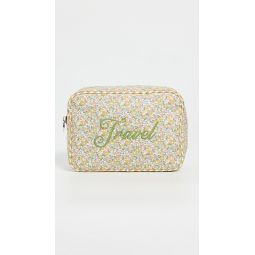 Travel Embroidered Large Pouch