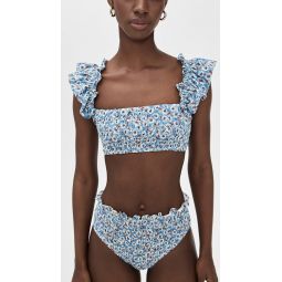 Whitney Flutter Sleeve Bikini Top