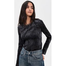 Regine Burnout Long Sleeve Top