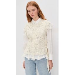 Nara Crochet Combo Shirt