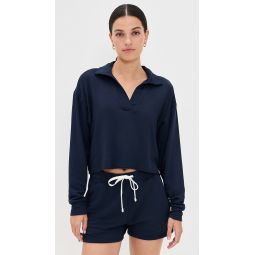 Joan Fleece Polo Sweatshirt