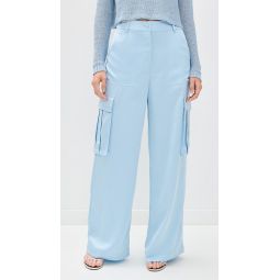 Satin Cargo Pants 32