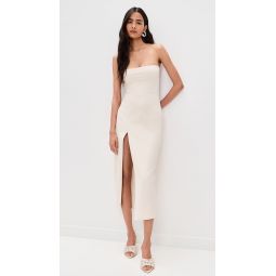 Tube Midi Slit Front Dress 36