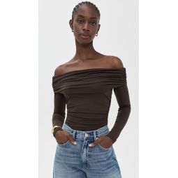 Off Shoulder Gathered Top