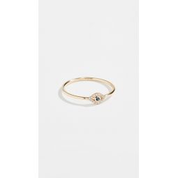 14k Gold Small Evil Eye Ring