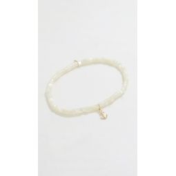 14k Tiny Pure Anchor Charm Bracelet