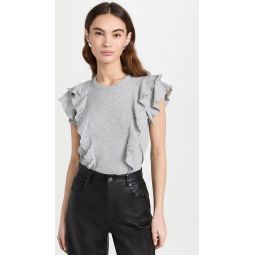Bea Short Sleeve Ruffle Tee