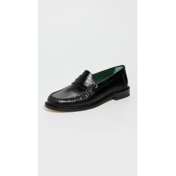 Yardee Embossed Moccasin Loafers