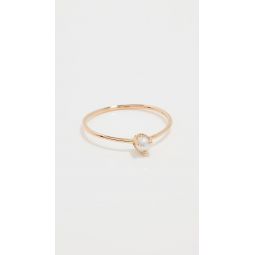 14k Prong Set Freshwater Pearl Ring