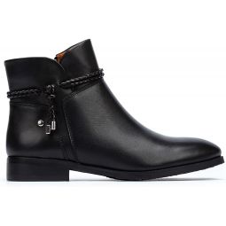 PIKOLINOS Flat Ankle Boots Leather Royal for Woman