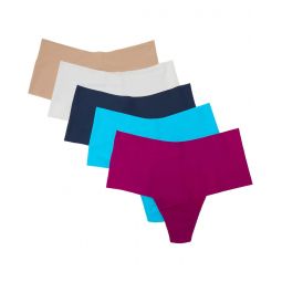 Womens Hanky Panky Breathesoft High Rise Thong 5 Pack