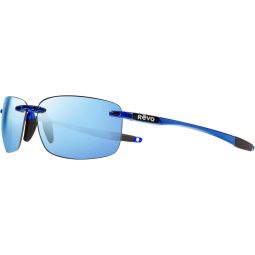 Revo Sunglasses Descend N: Polarized Lens Filters UV, Rimless Rectangle Frame