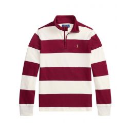 Polo Ralph Lauren Kids Striped Cotton Interlock Pullover (Big Kid)