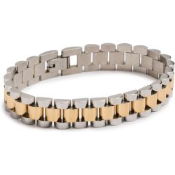 LUV AJ Womeninchs Two-Toned Timepiece Bracelet